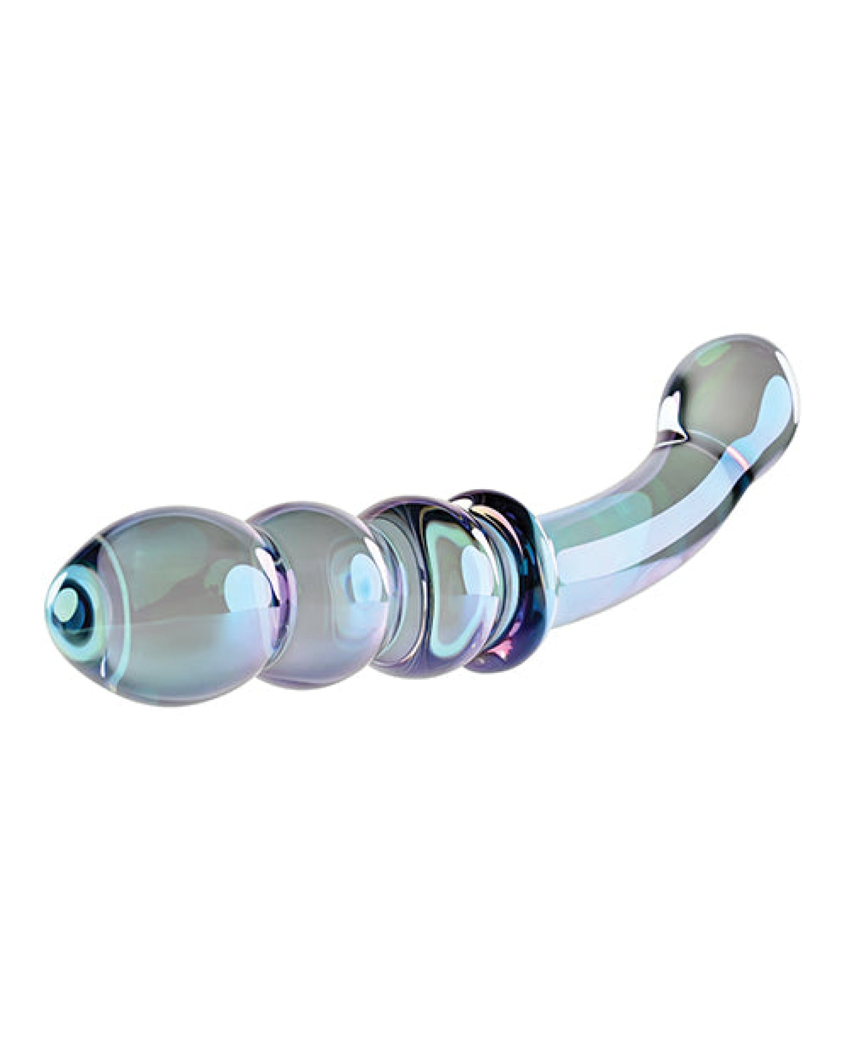 Gender X Lustrous Galaxy Wand Dual Ended Glass Massager - Green Gender X