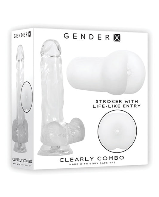 Gender X Clearly Combo - Clear Evolved Novelties INC 500