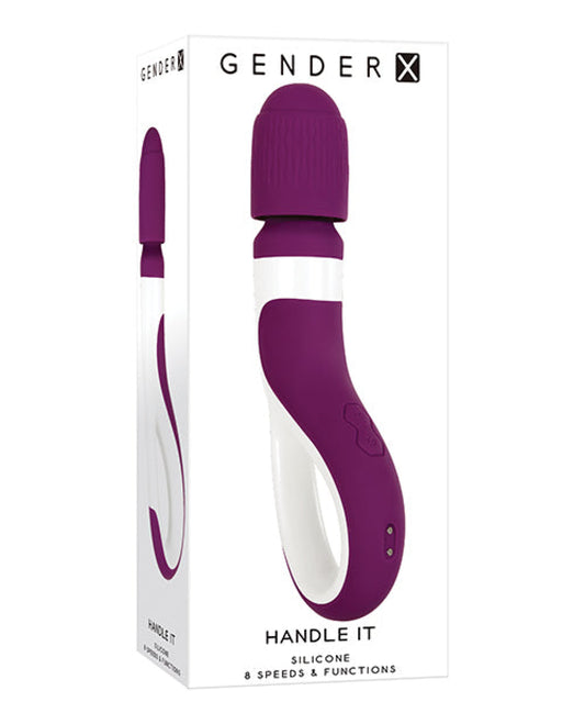 Gender X Handle It Wand - Purple-white Gender X 1657