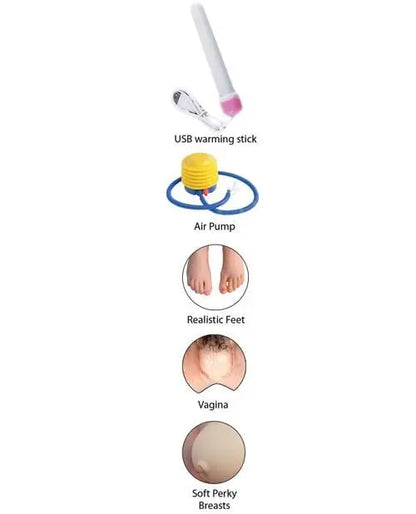 Fuck Friends Love Doll 2 Orifice - Amber Hott Products