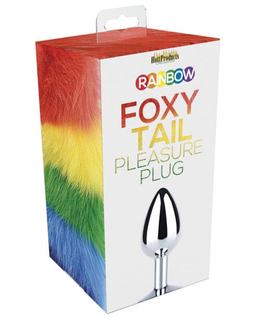 Rainbow Foxy Tail Butt Plug Hott Products 1657