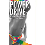 Rainbow 7" Strap On Dildo W-harness Hott Products