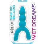 Wet Dreams Tongue Star Thrill Seeker Vibe - Blue Hott Products