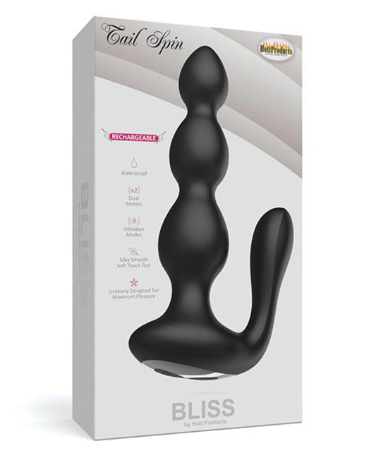 Bliss Tail Spin Anal Vibe - Black Hott Products 1657
