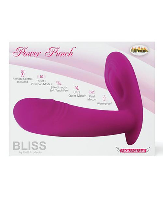 Bliss Power Punch Thrusting Vibe Hott Products 500