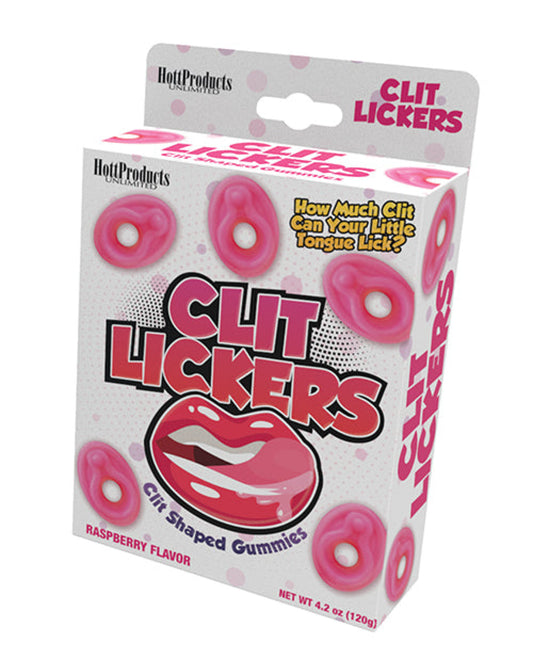 Clit Lickers Clit Shaped Gummies - Raspberry Hott Products 1657