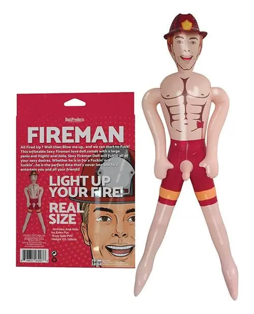 Inflatable Party Doll - Fireman Hott Products