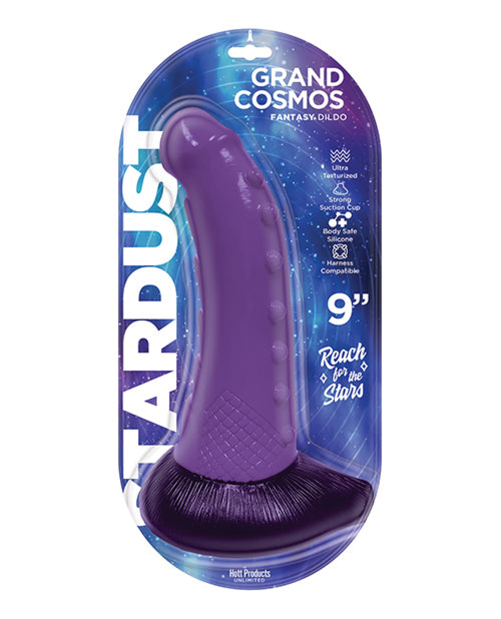 Stardust Grand Cosmos 7" Dildo - Purple Hott Products
