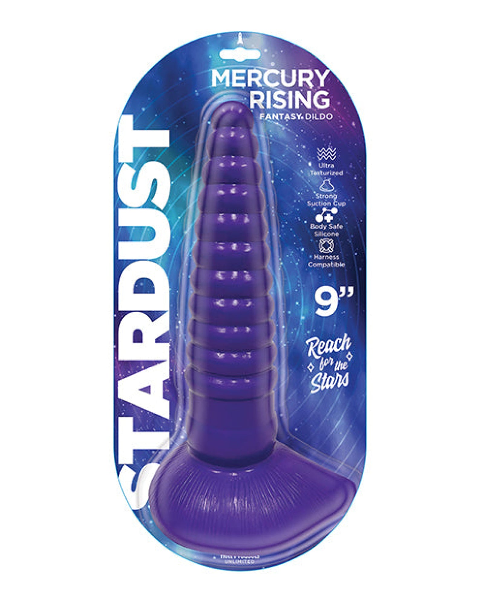 Stardust Mercury Rising 7" Dildo - Purple Hott Products