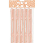 Cock Suckers Pecker Straws - Vanilla Lovers Pack Of 10 Hott Products