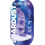 Stardust Alien Cock Silicone Textured Dildo - Purple Hott Products