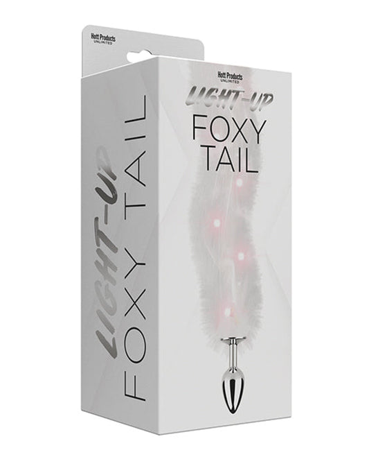 Foxy Tail Light Up Faux Fur Butt Plug Hott Products 1657
