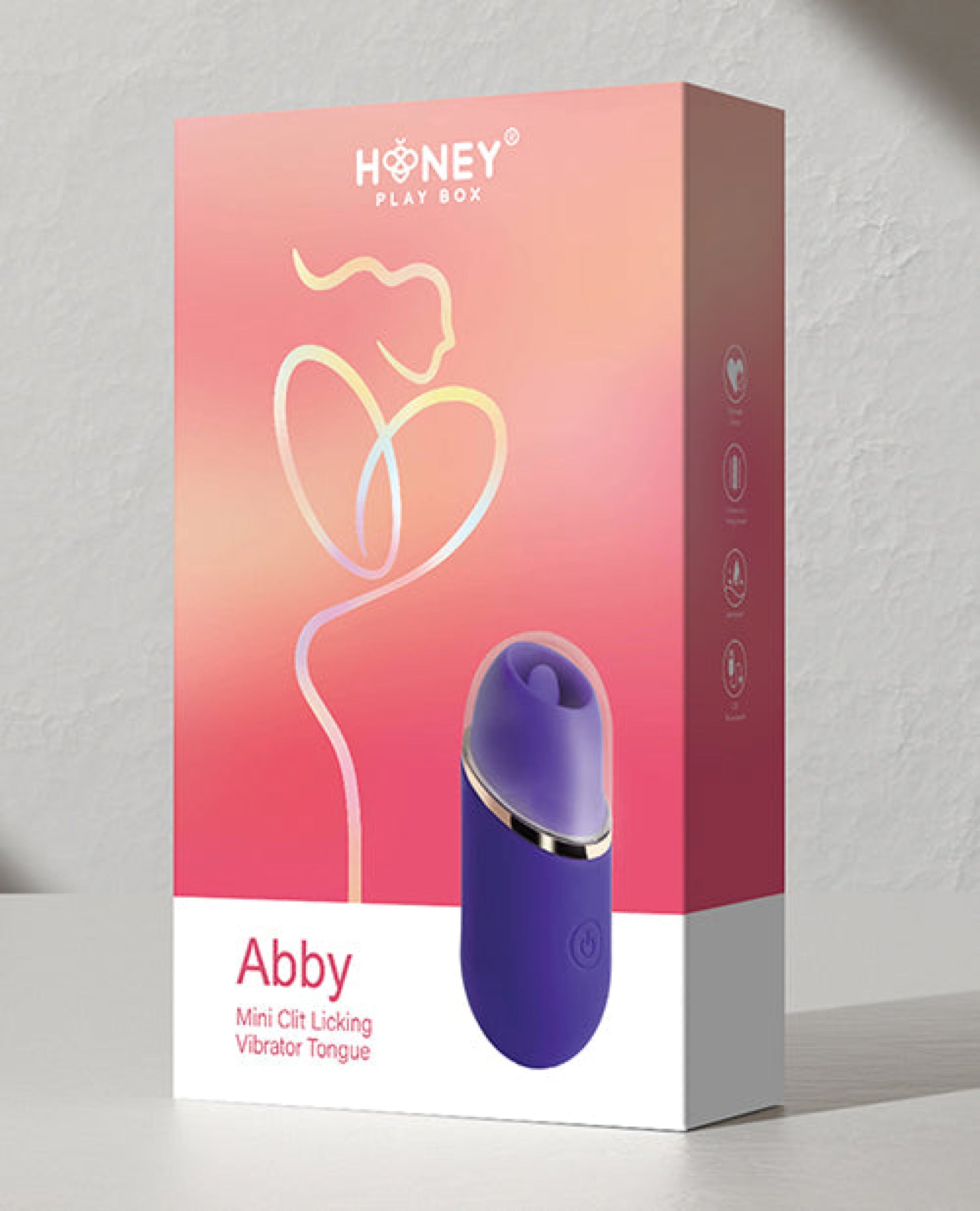 Abby Mini Clit Licking Vibrator Tongue Sex Toy - Purple Uc Global Trade