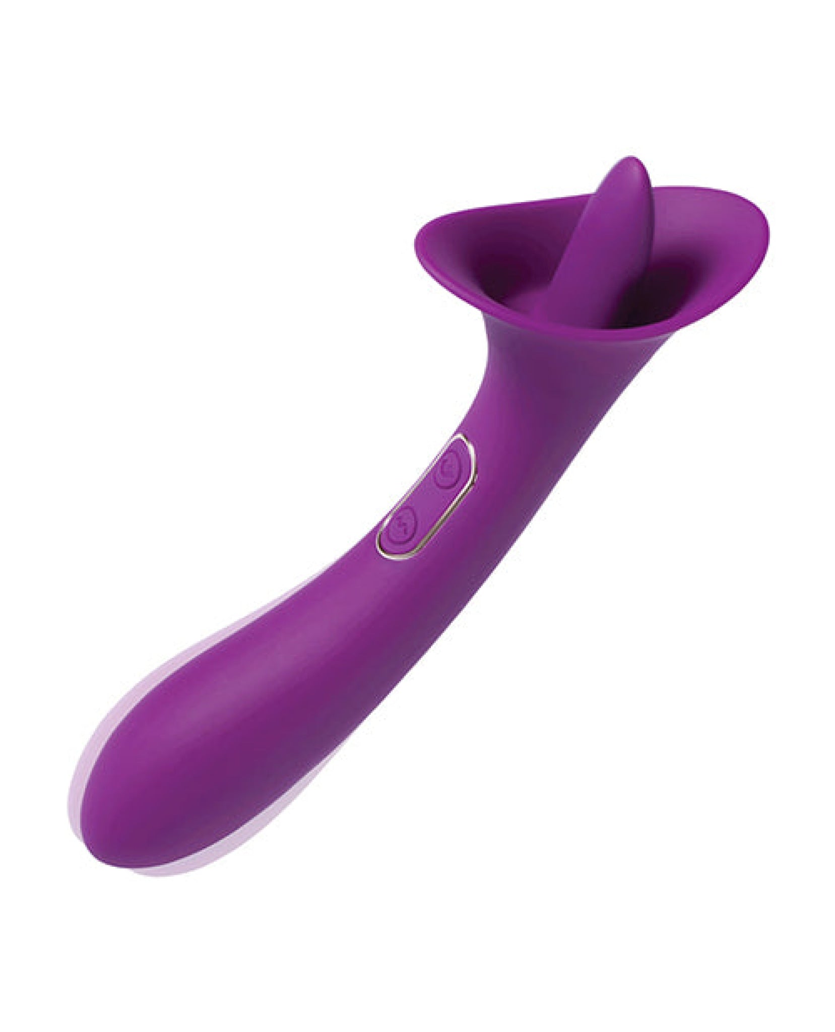 Adele Clit Licking Tongue Vibrator W- G Spot Stimulator - Purple Uc Global Trade
