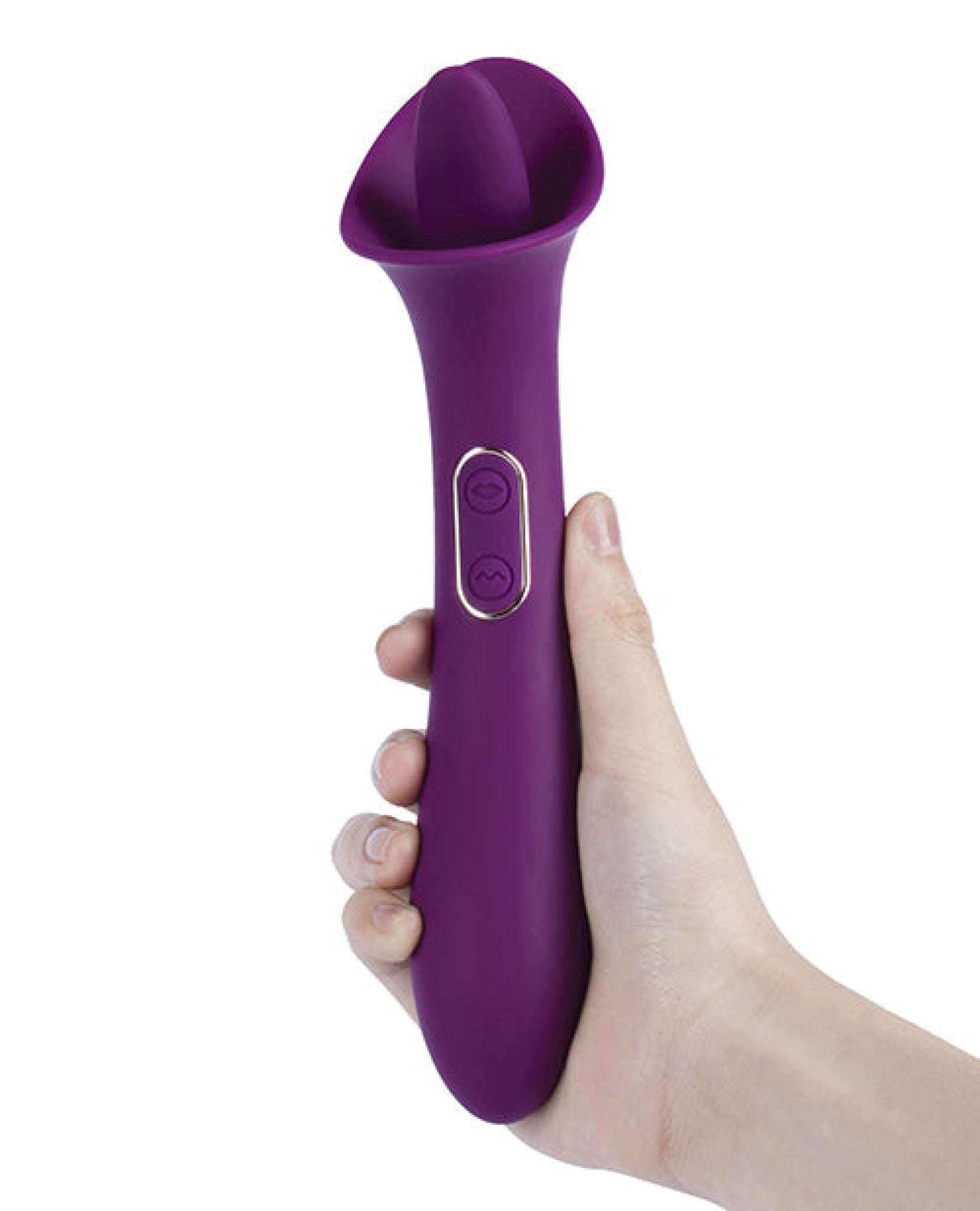 Adele Clit Licking Tongue Vibrator W- G Spot Stimulator - Purple Uc Global Trade