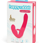 Happy Rabbit Strapless Strap On Rabbit Vibe - Pink Lovehoney
