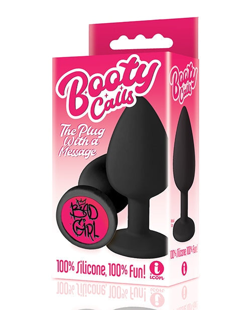 The 9's Booty Calls Bad Girl Plug - Black Icon