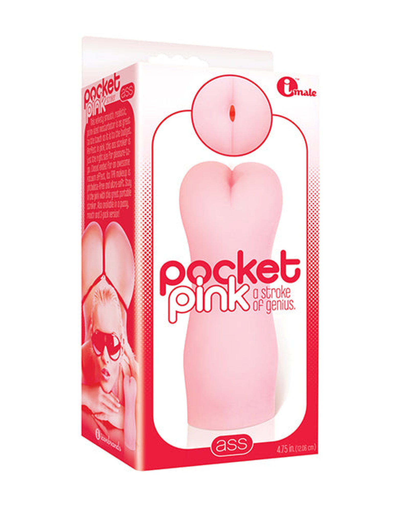 The 9's Pocket Pink Mini Ass Masturbator Icon