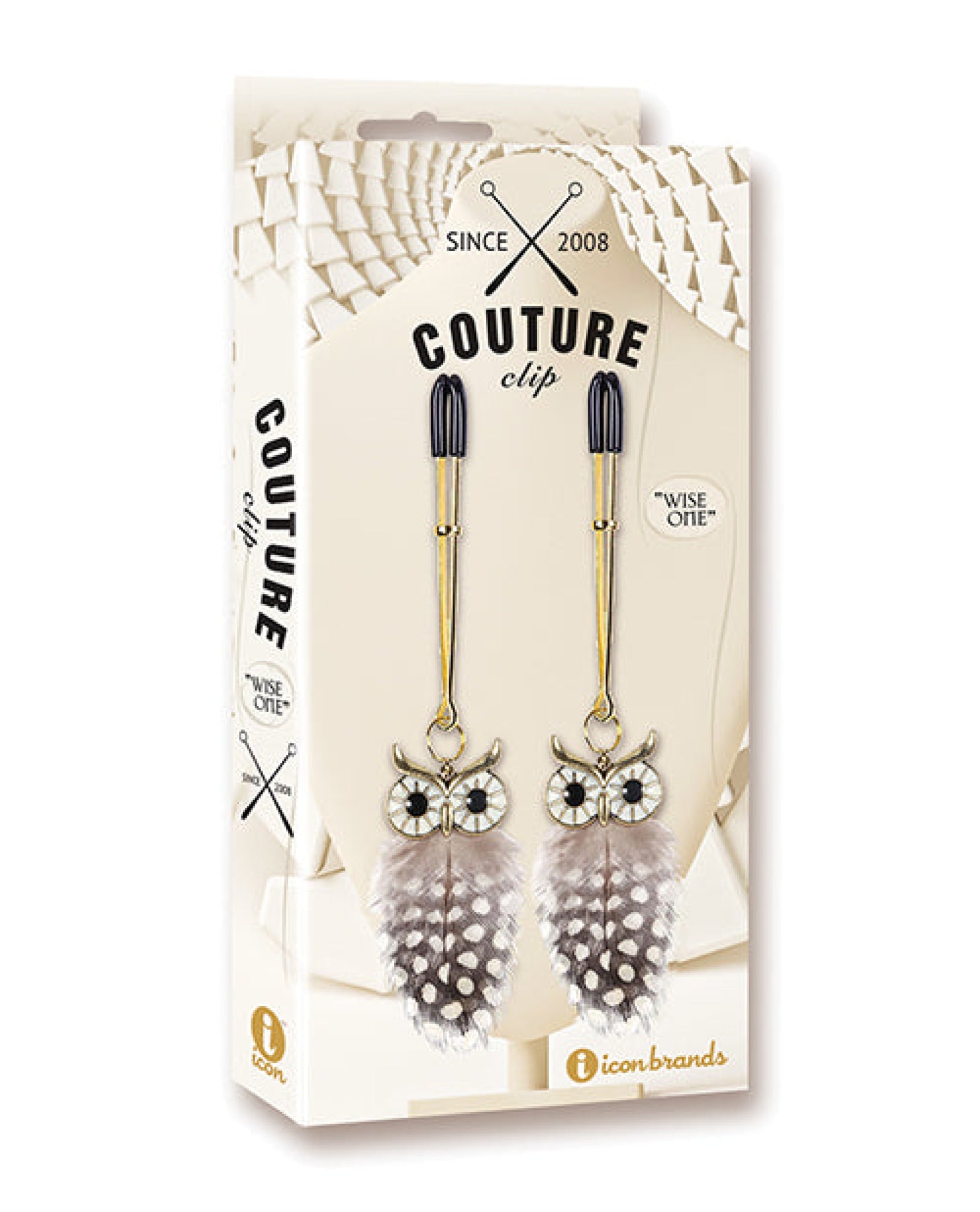 Couture Clips Luxury Nipple Clamps - Wise One Icon