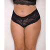 Lace & Pearl Boyshort W/satin Bow Accents Icollection