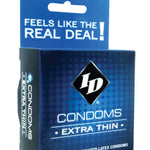 Id Extra Thin Condoms - Box Of 3 Id