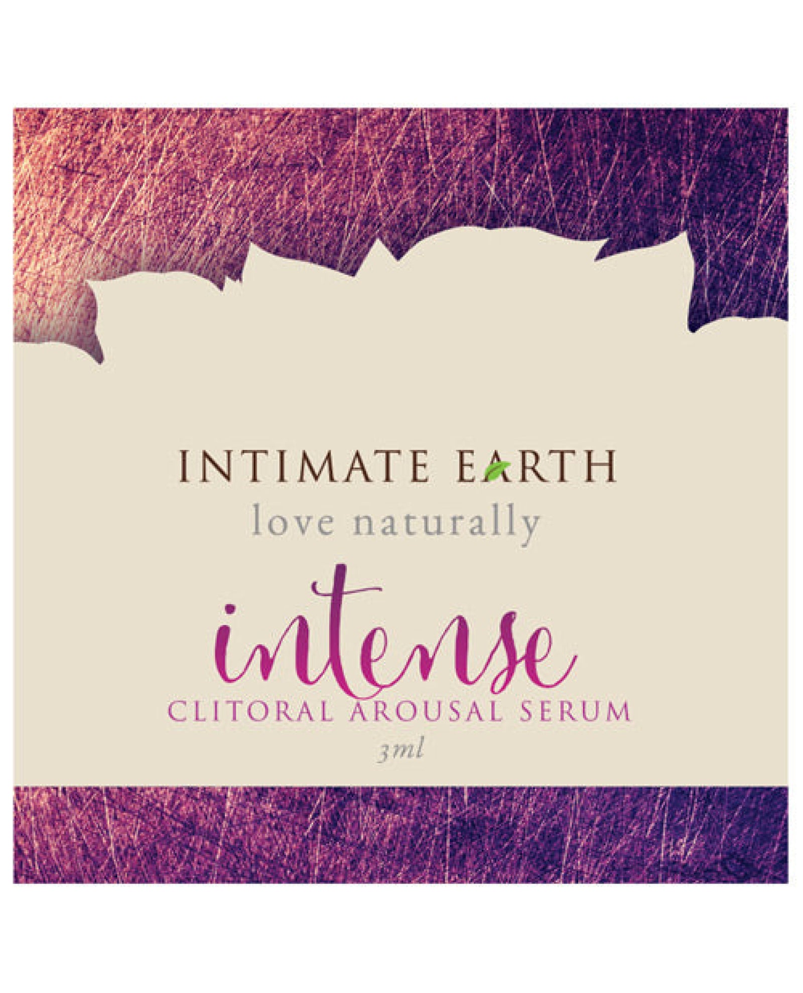 Intimate Earth Intense Clitoral Gel Foil Intimate Earth