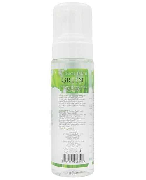 Intimate Earth Foaming Toy Cleaner - Green Tea Tree Oil Intimate Earth