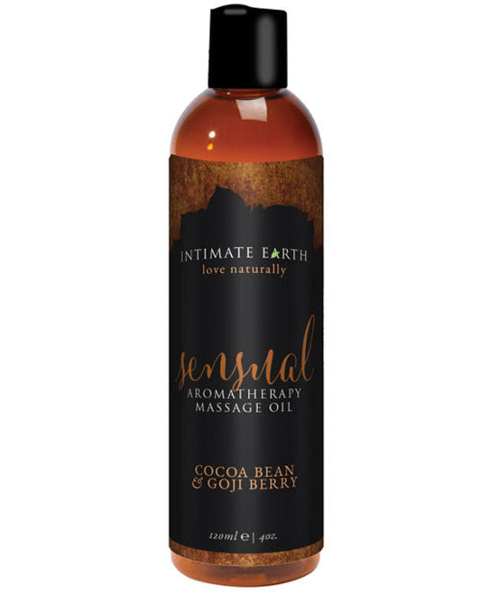 Intimate Earth Sensual Massage Oil - 120 Ml Cocoa Bean & Gogi Berry Intimate Earth 1657