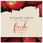 Intimate Earth Lubricant Foil - 3 Ml Fresh Strawberries Intimate Earth