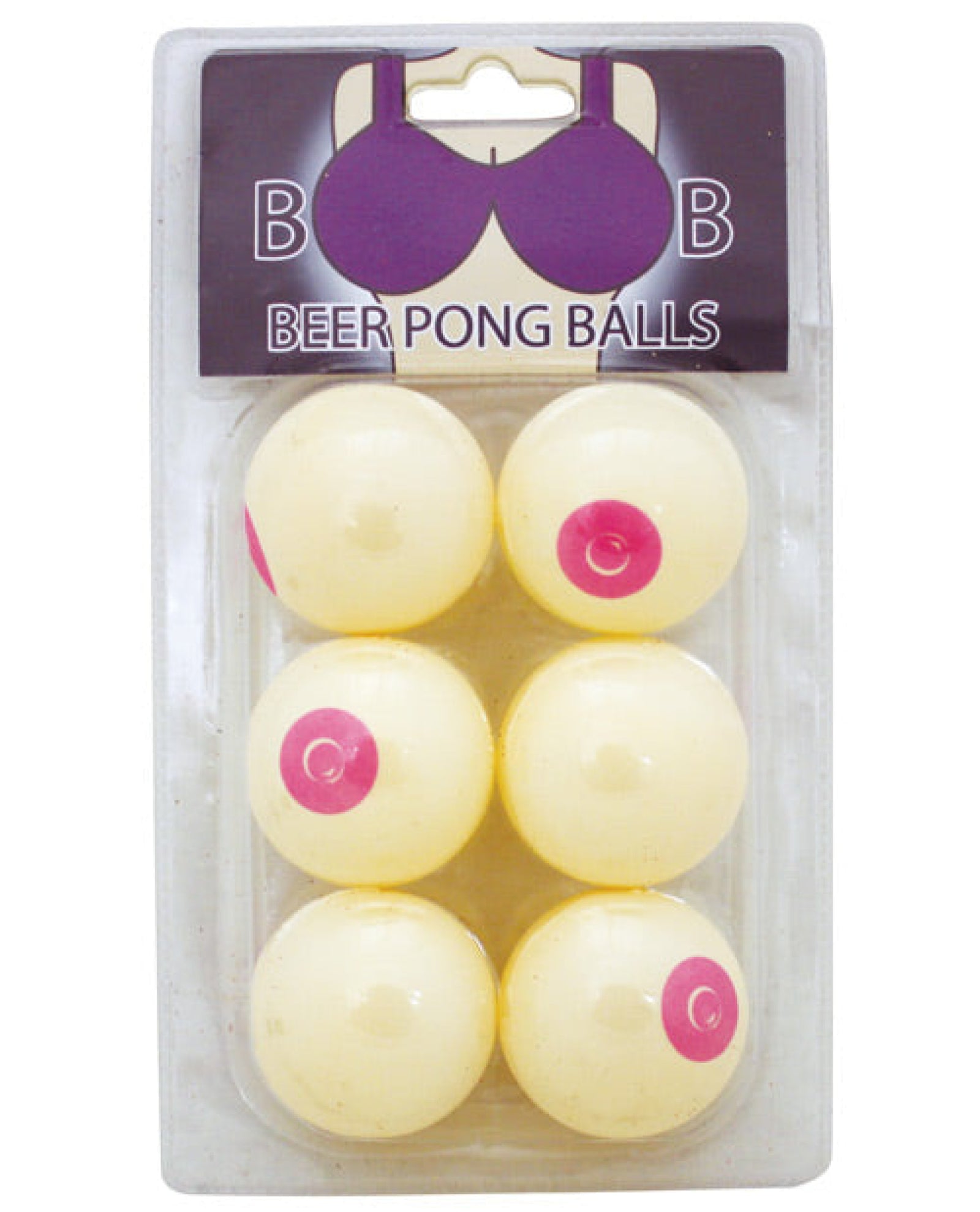 Boob Beer Pong Balls - Pack Of 6 Island Dogs