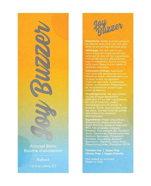 Jelique Joy Buzzer Naked - 1.5 Oz Classic Brands