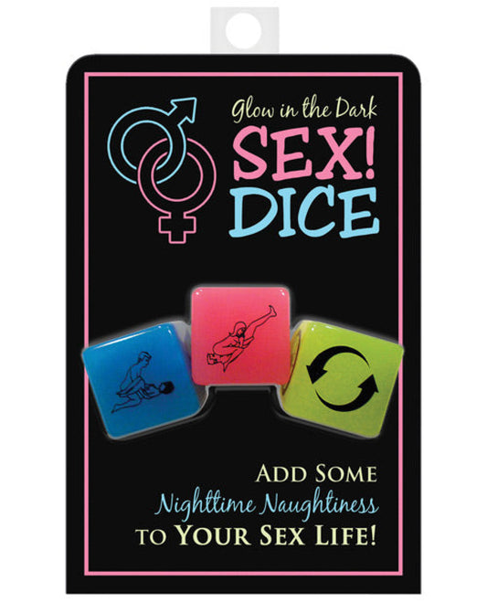 Glow In The Dark Sex! Dice Game Kheper Games 500