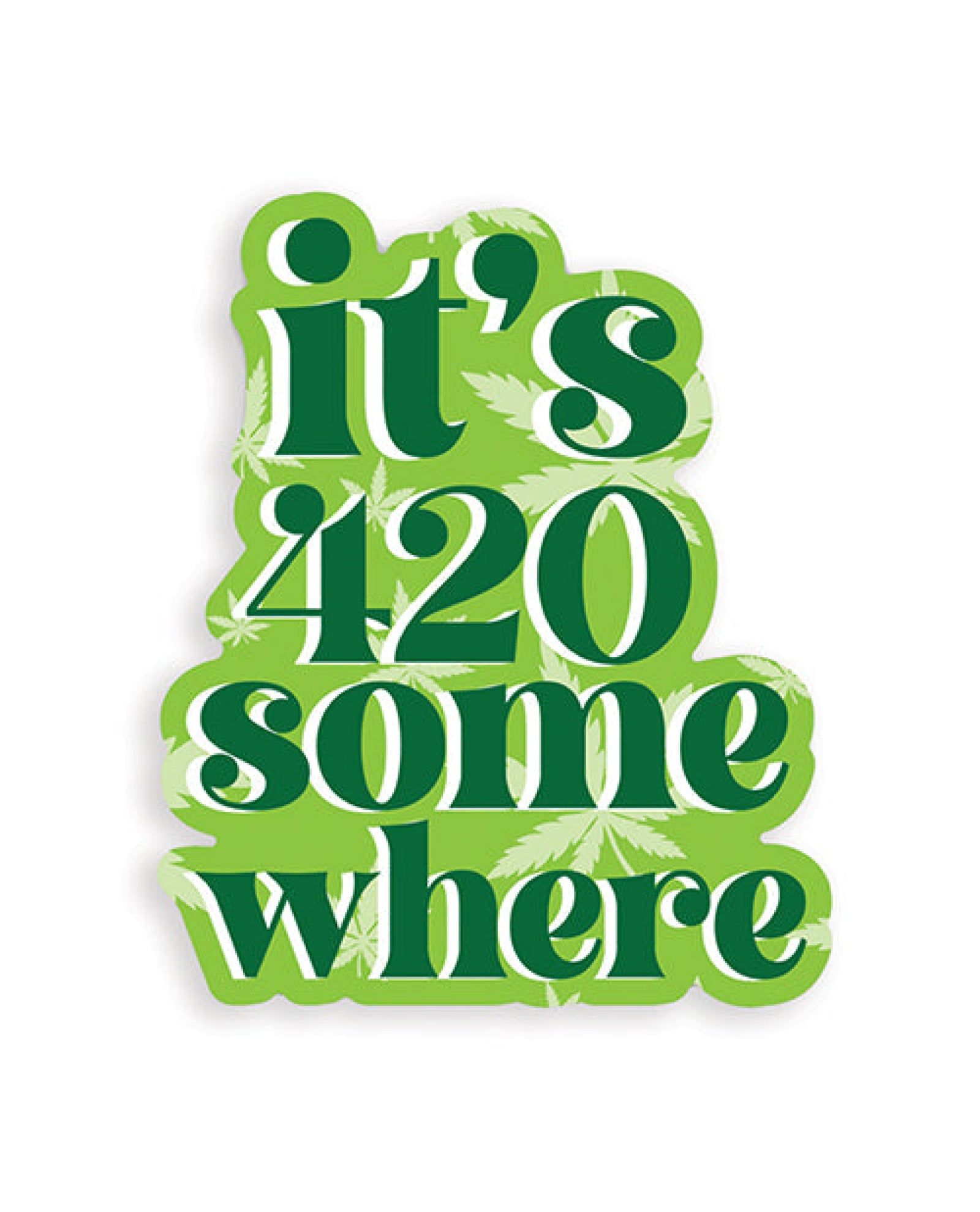 It's 420 Somewhere 420 Sticker - Pack Of 3 Kush Kards