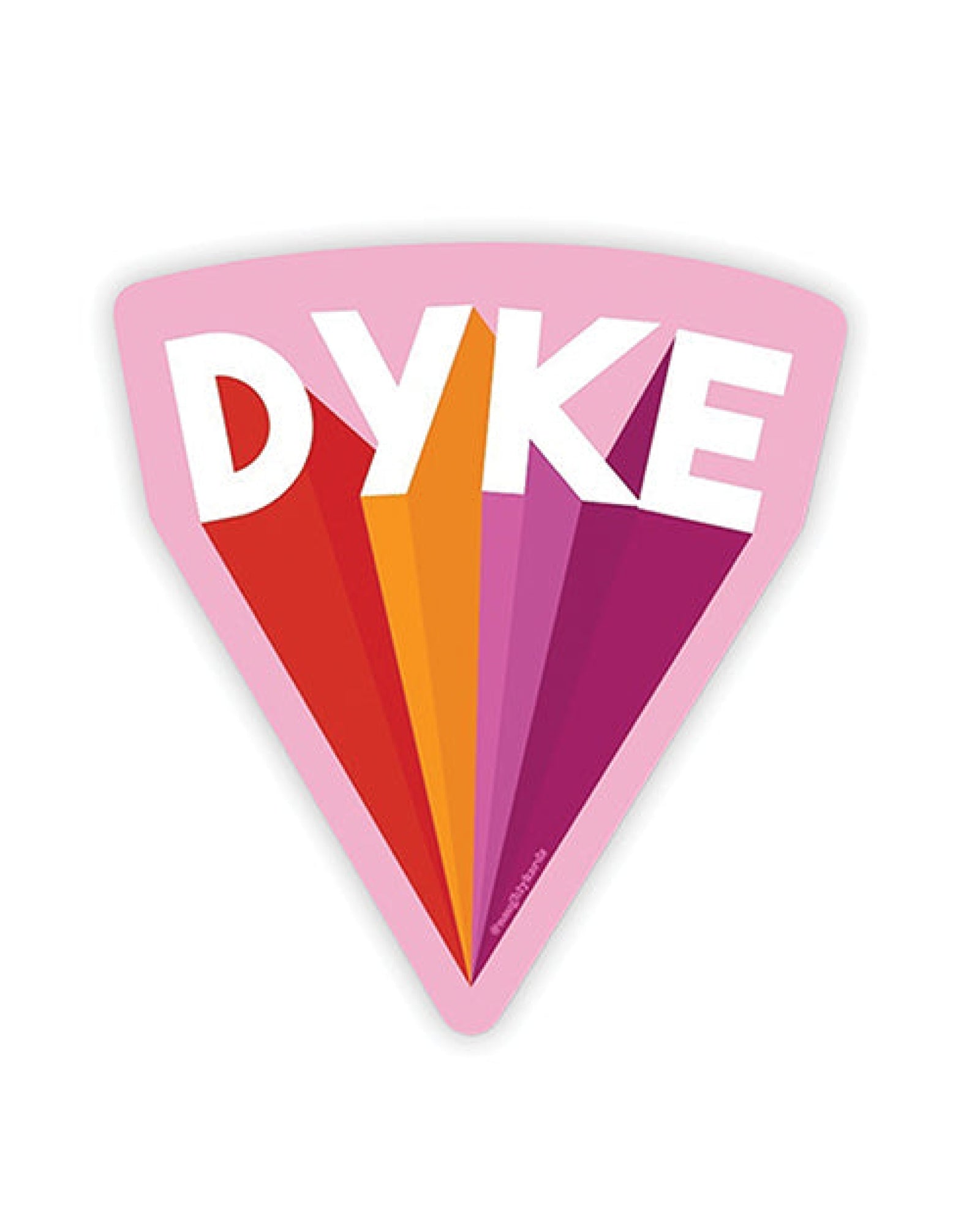 Dyke Naughty Sticker - Pack Of 3 Kush Kards
