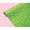 Green Pot Leaf Wrapping Paper Kush Kards