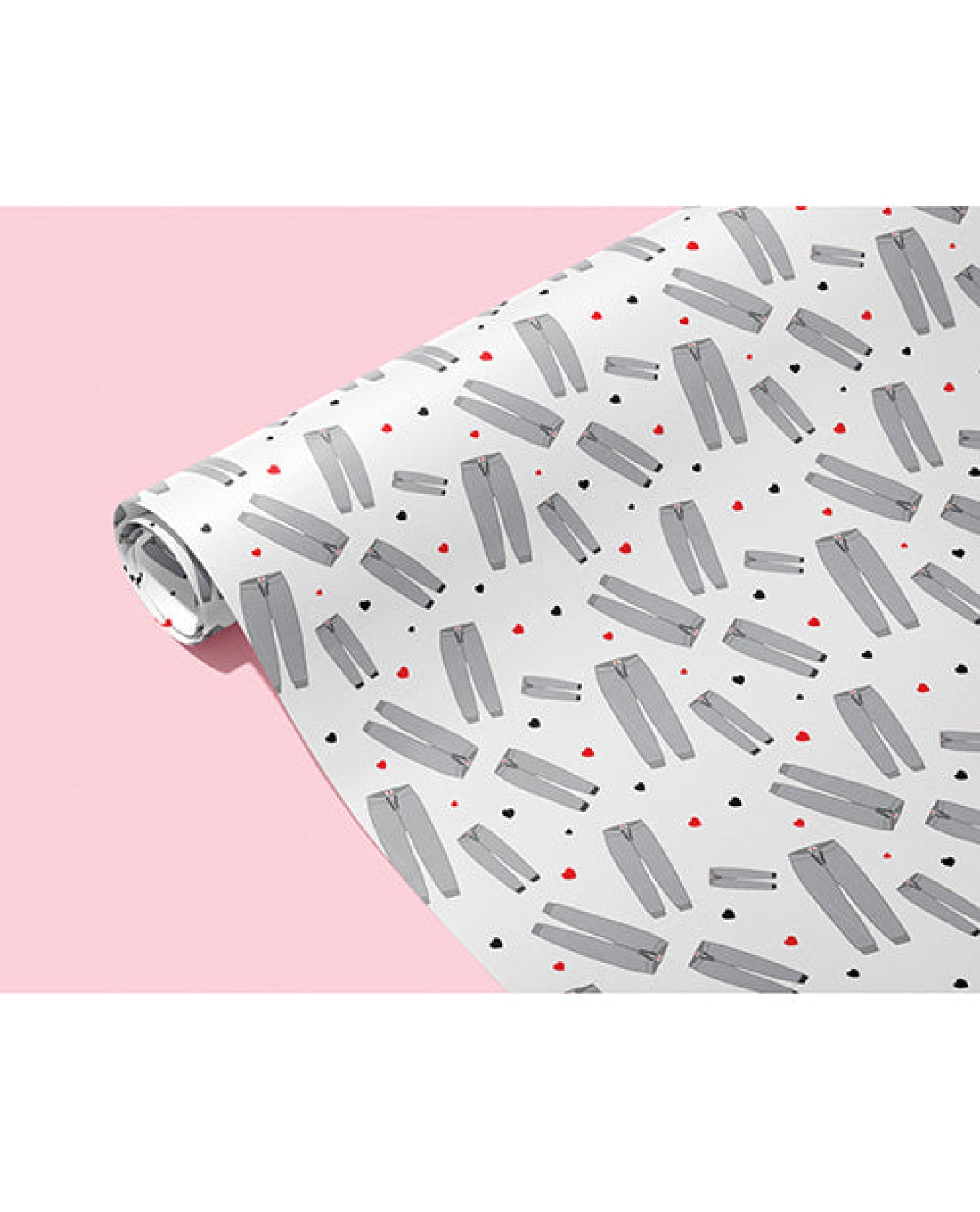 Grey Sweatpants Naughty Wrapping Paper Kush Kards