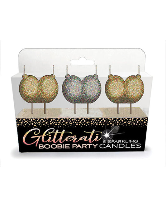 Glitterati Boobie Party Candle Set Little Genie Productions LLC 1657