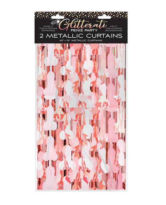 Glitterati Penis Foil Curtain Little Genie Productions LLC 1657