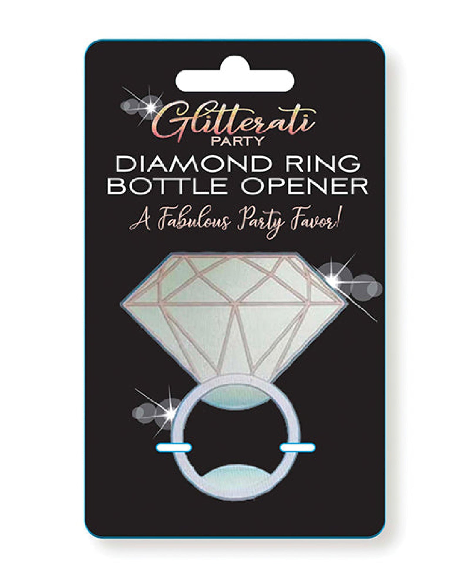 Glitterati Diamond Ring Bottle Opener Little Genie Productions LLC
