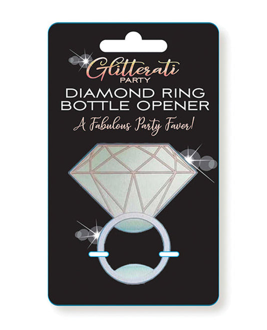 Glitterati Diamond Ring Bottle Opener Little Genie Productions LLC 1657