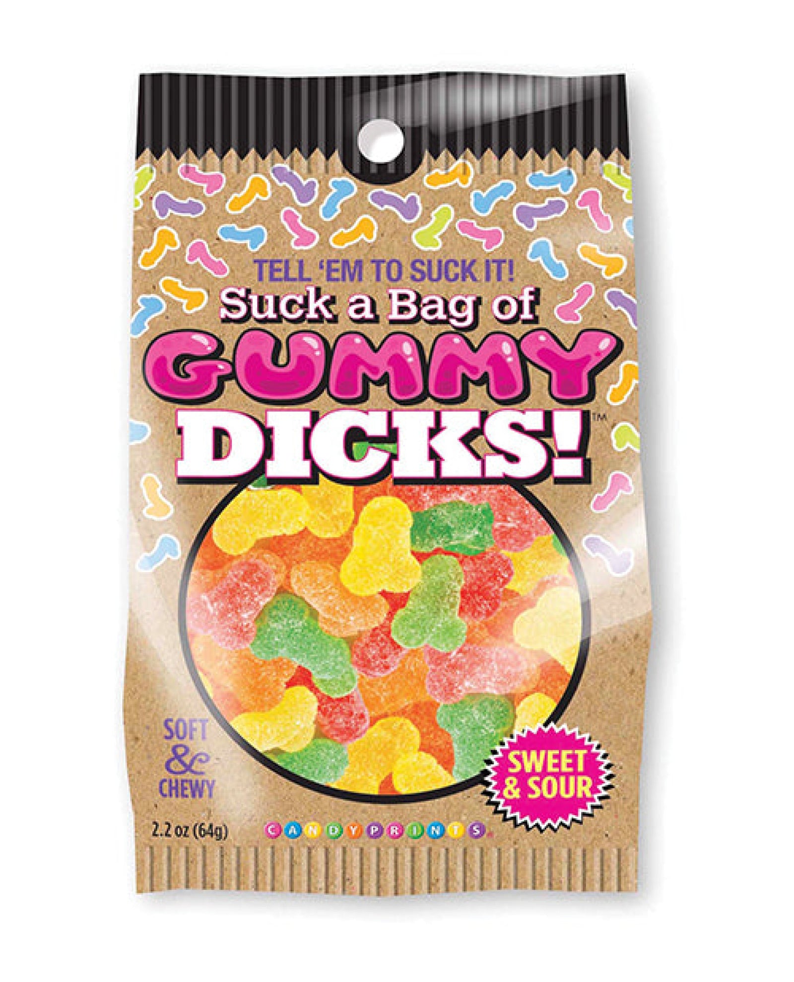 Suck A Bag Of Gummy Dicks - 2.2 Oz Little Genie Productions LLC