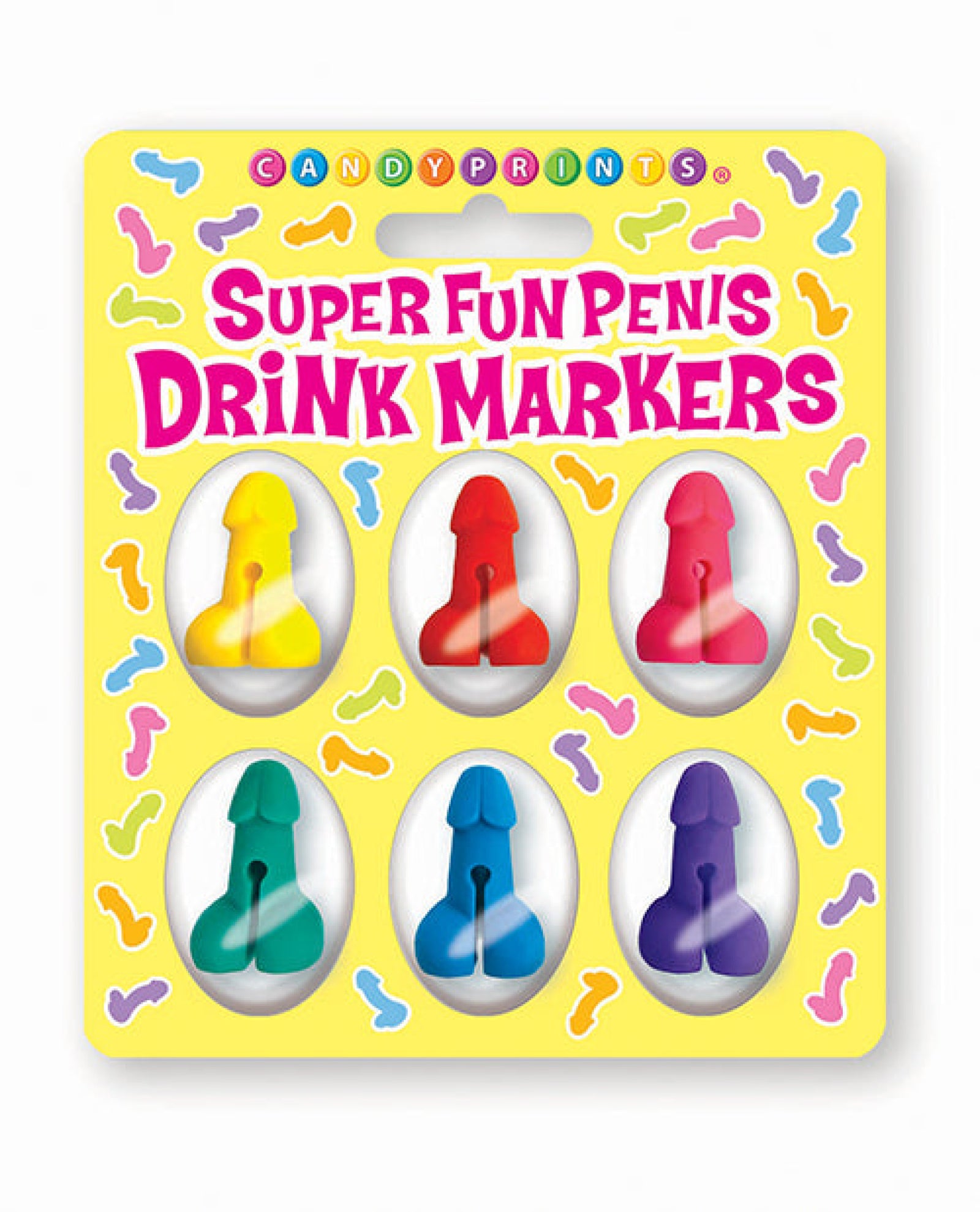 Super Fun Cocktail Markers - Set Of 6 Little Genie Productions LLC
