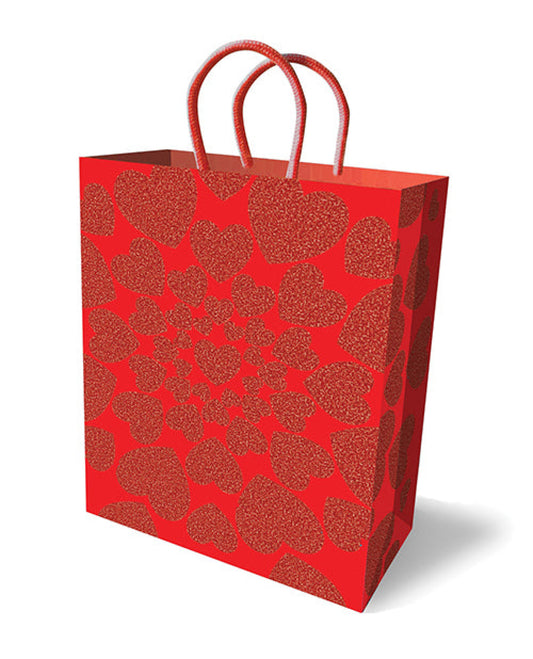 Glitter Hearts Gift Bag Little Genie Productions LLC 1657