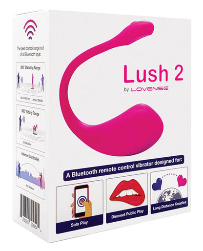 Lovense Lush 2.0 Sound Activated Vibrator - Pink Lovense®