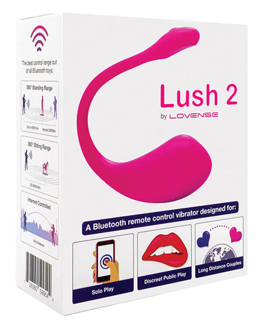 Lovense Lush 2.0 Sound Activated Vibrator - Pink Lovense® 500