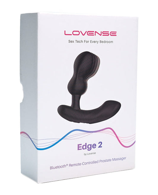 Lovense Edge 2 Flexible Prostate Massager - Black Lovense® 500