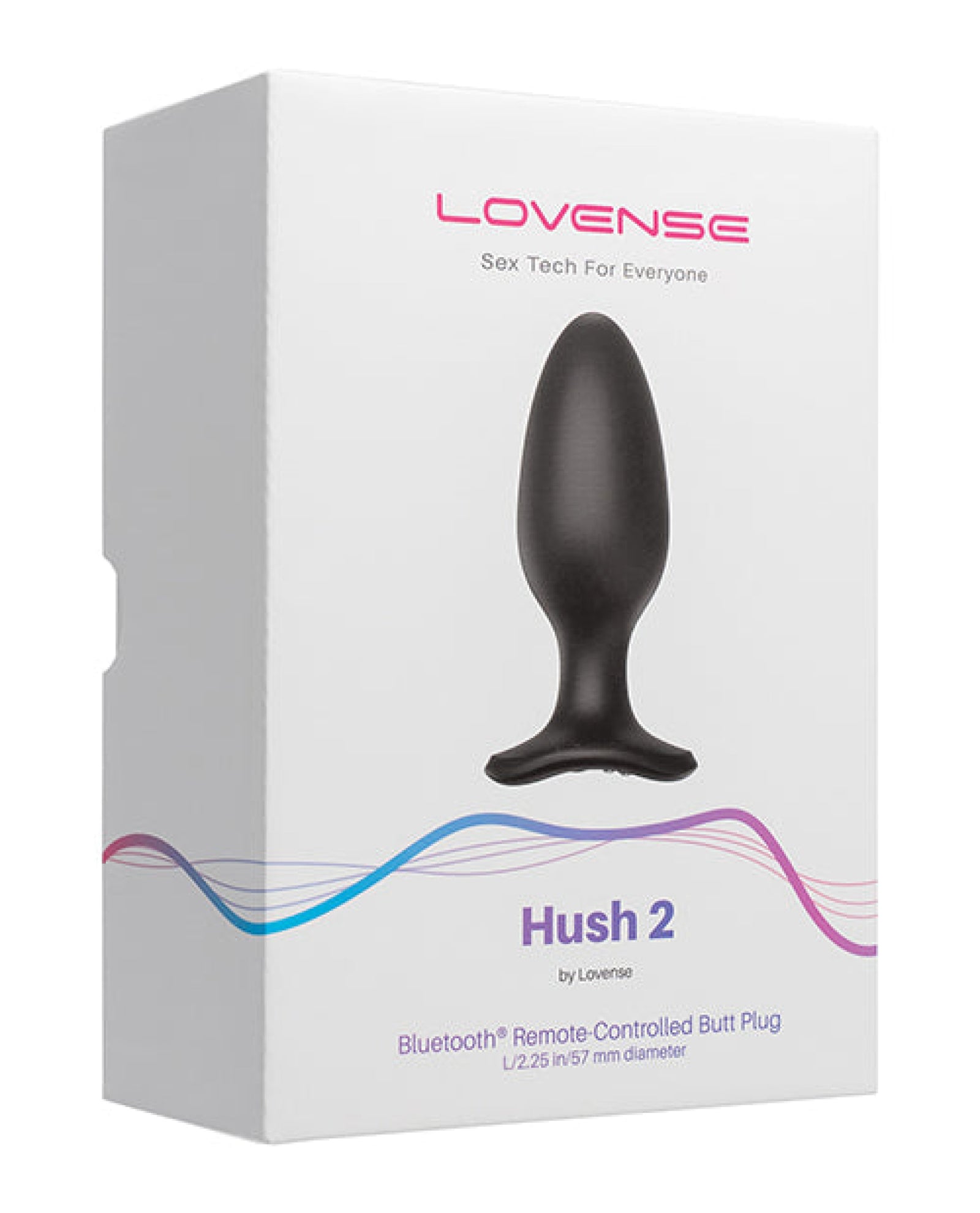 Lovense Hush 2 2.25" Butt Plug - Black Lovense®