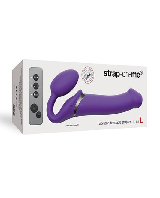 Strap On Me Vibrating Bendable L Strapless Strap On - Purple Strap On Me 1657