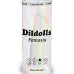 Love To Love Curved Suction Cup Dildolls Fantasia - Asst Colors Love To Love