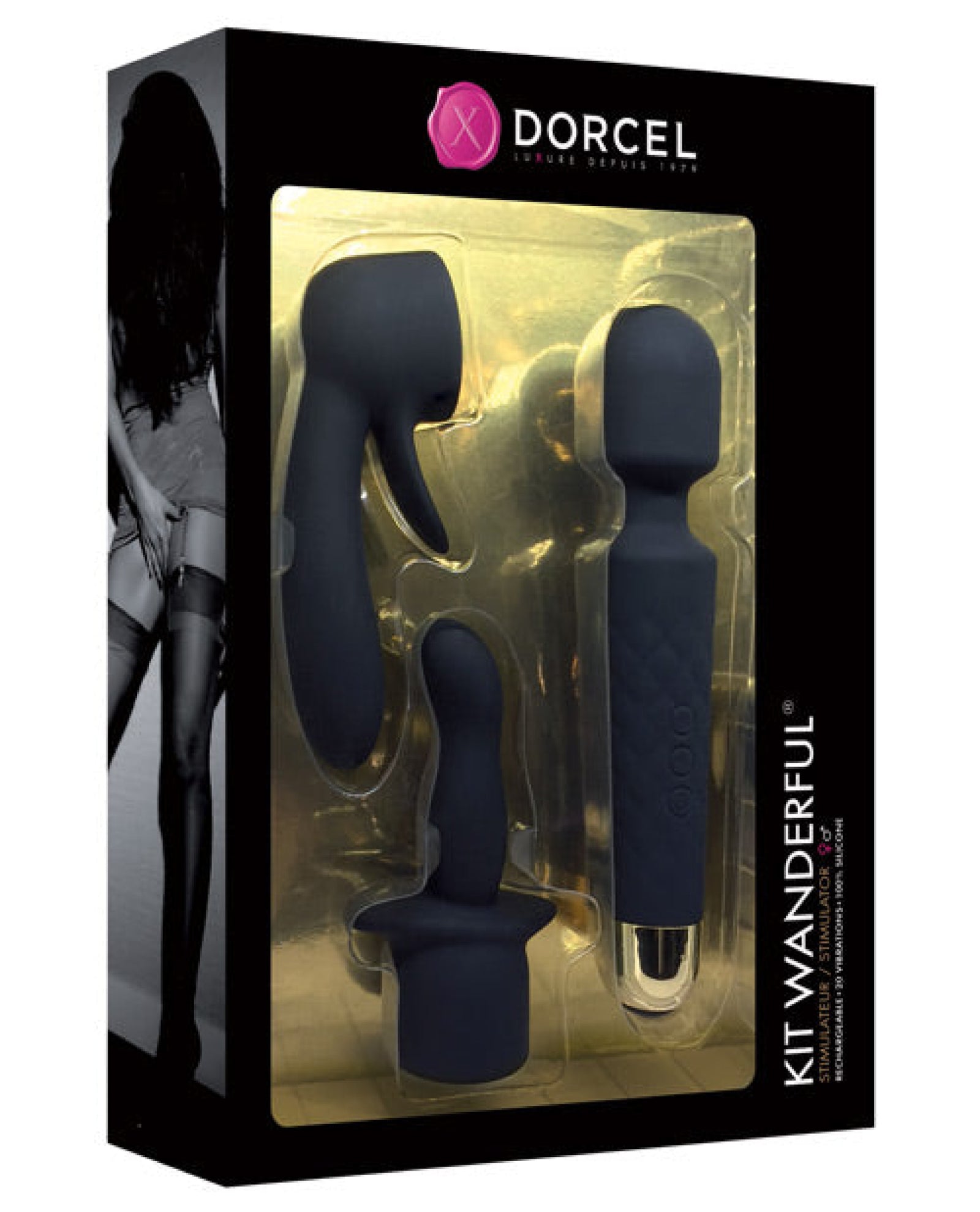 Dorcel Wanderful Kit - Black-gold Dorcel